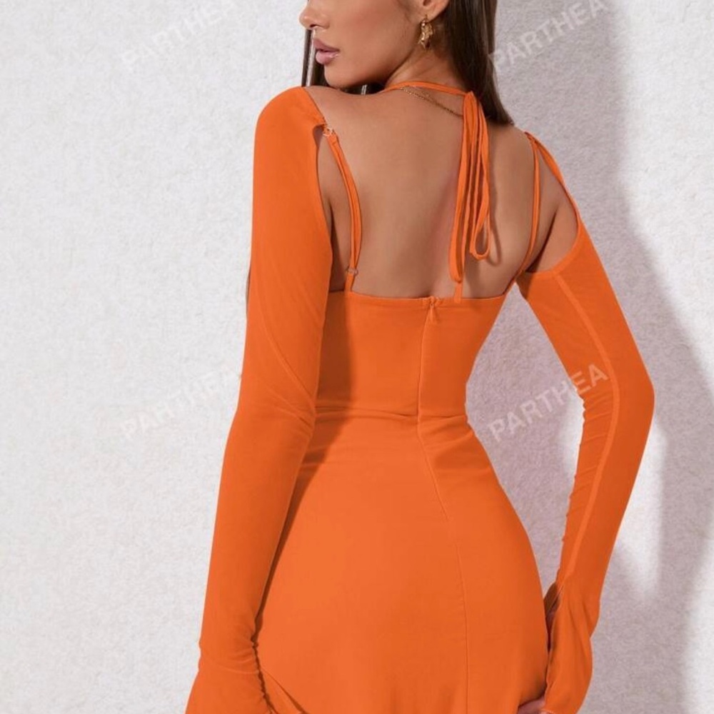 Women's Orange Dress